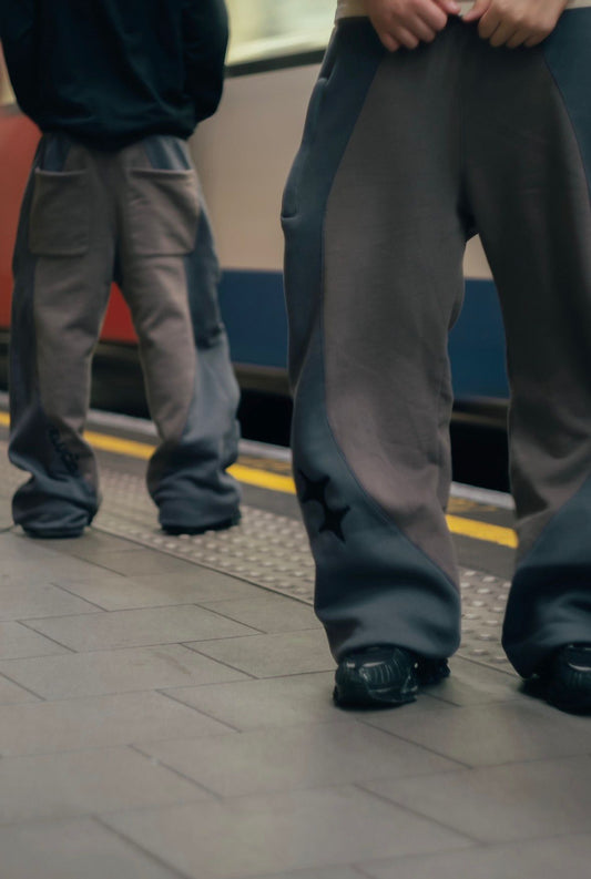 Astra Panelled Baggy Joggers