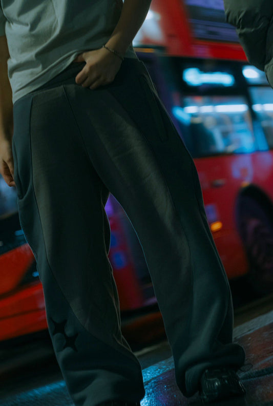 Astra Panelled Baggy Joggers